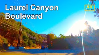 Los Angeles Driving Tour - Laurel Canyon Blvd - Studio City to West Hollywood 『4K』