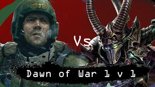 Dawn of War  Soulstorm 1 v 1 Imperial Guard vs Dark Eldar