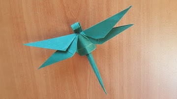 ORIGAMI DRAGONFLY / Papercraft
