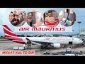 AIR MAURITIUS Kereeen! MK647 KualaLumpur to Singapore with Airbus A330-202