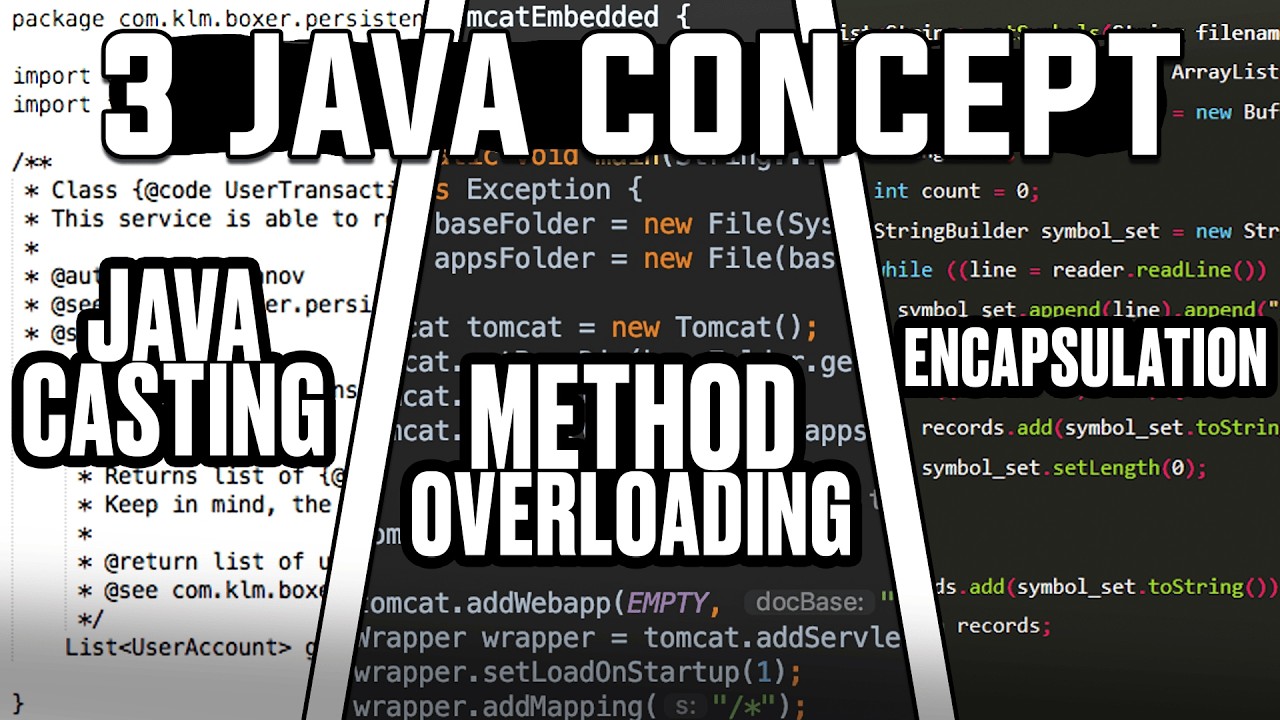 Java Casting, Method Overloading & Encapsulation — What I Learned Today ...