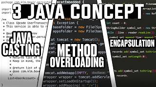 Java Casting, Method Overloading & Encapsulation — What I Learned Today