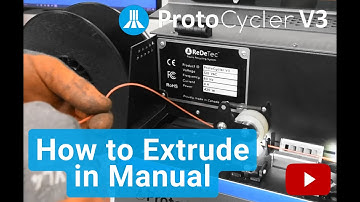 Advanced control for manually creating new 3D printing filament with ProtoCycler V3