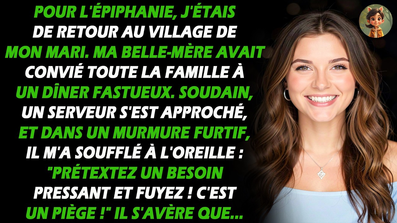 Ma belle-mère a donné un dîner de luxe ; un serveur a chuchoté : 