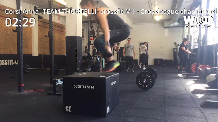 Anna Corsi  team THORTELLI  CATEGORIA SCALED wod 1...