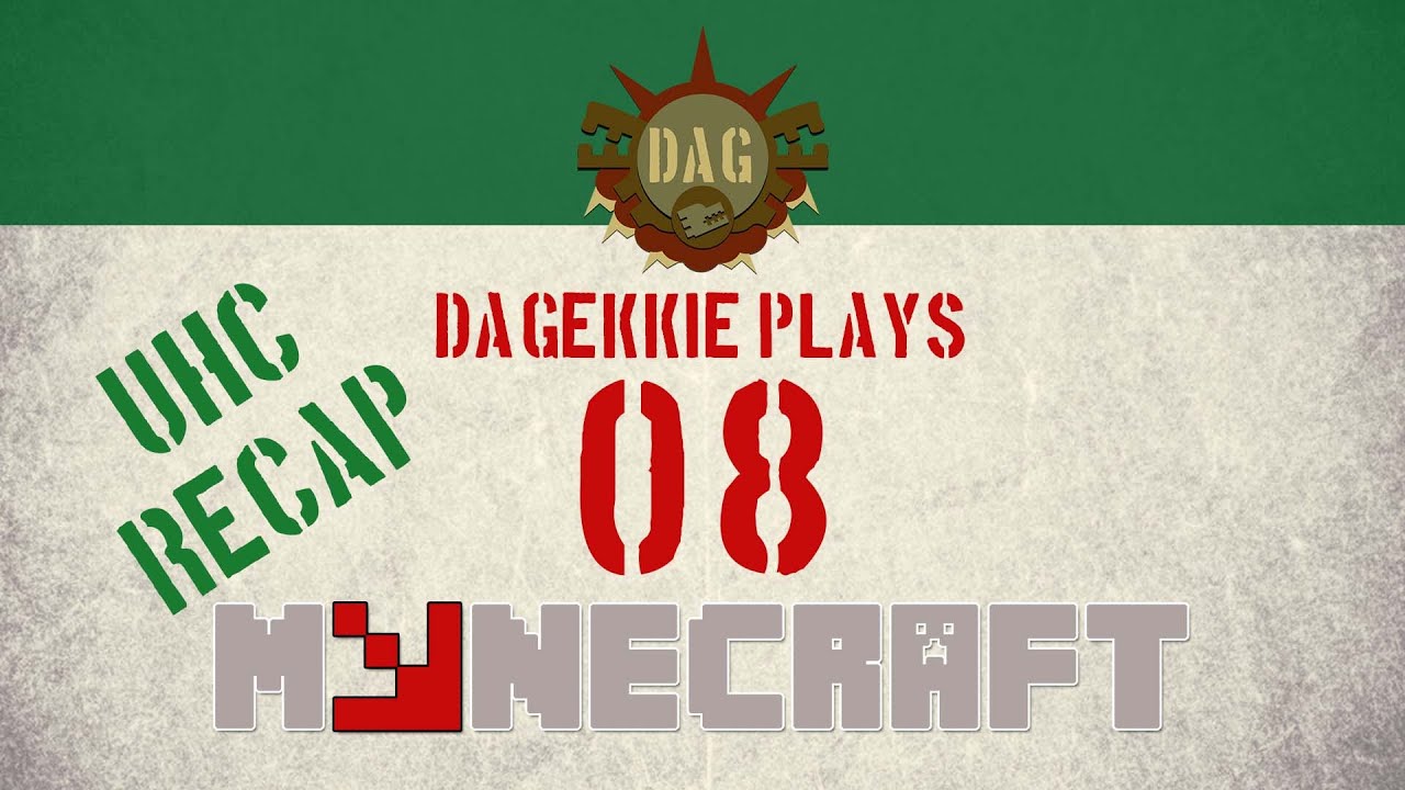Dagekkie plays Minecraft – Mynecraft Server – S1 EP08 – UHC Recap