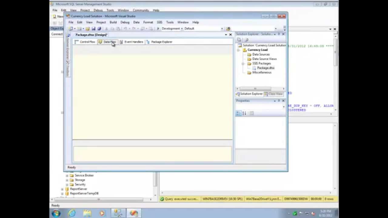 V 522 Loading a Dimension Table Using SSIS