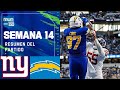 New York Giants vs Los Angeles Chargers | Semana 14 2021 NFL Game Highlights