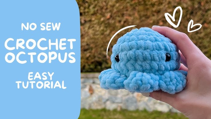 Amigurumi Crochet Kawaii Octopus  NO SEWING REQUIRED 🐙 