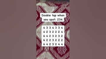 Observation Visual Test: 5 Seconds For You To Spot 234. Try Your Skills!  #search #puzzle #shorts