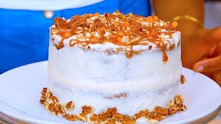 How To Make A Pumpkin Cake FALL DESSERT Recipe!!!