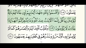 سورة الأنعام بصوت الشيخ أيمن السويد من صفحه 141 لنهايه السورة  مكتوبه