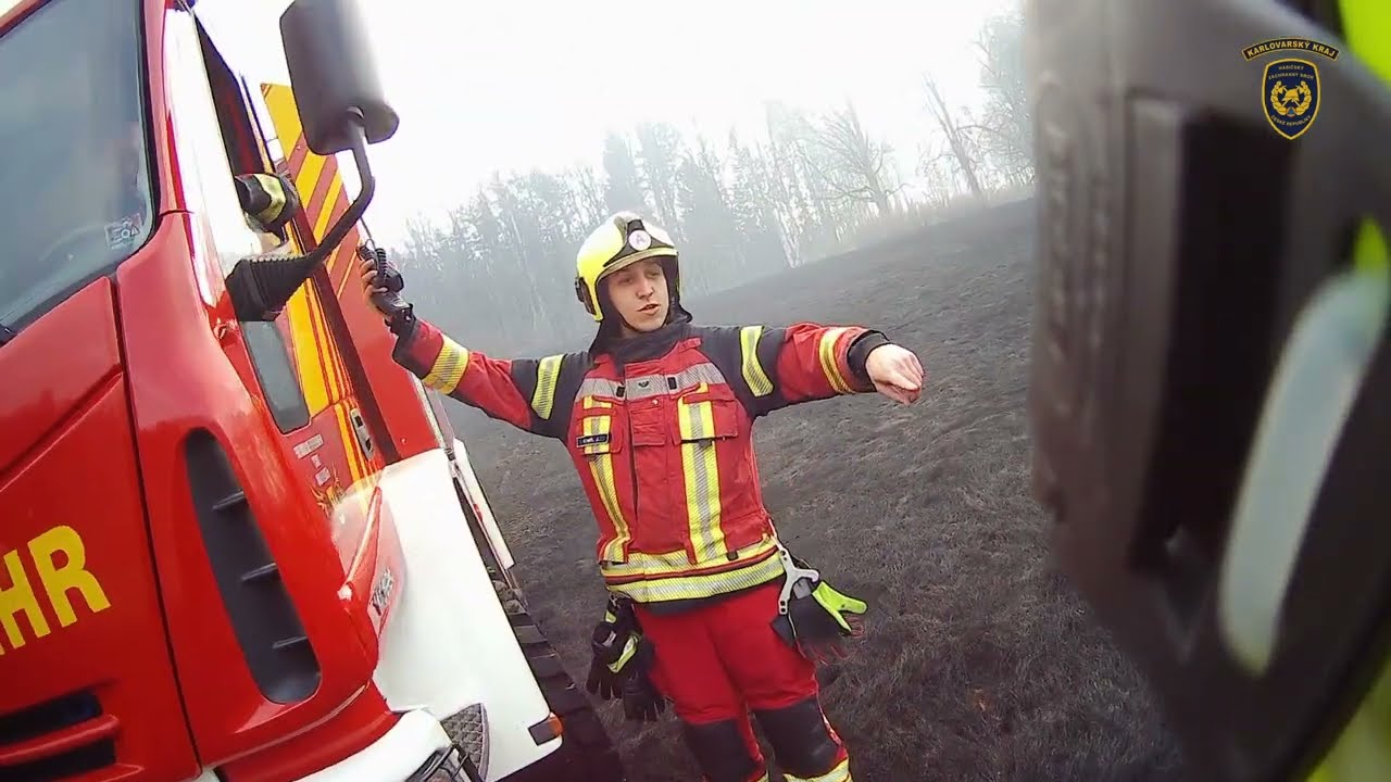 ⚠️ Riziko venkovních požárů stoupá ⚠️ - Požár louky v Doubravě