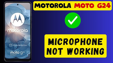 Microphone not working Motorola Moto G24 || How to solve microphone issues || Microphone not working