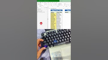How to Paste Multiple Items in Excel in ONE CLICK! | Secret Clipboard Shortcut Revealed #ExcelHacks