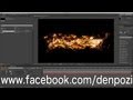 After Effects 実践講座47 パーティクルで作る炎に浮かぶ文字の演出(Fire Text)