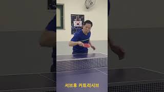 서브후 커트리시브 #탁구잘치는법 #탁구생탁 #탁구혼자연습 #탁구초보연습 #탁구서브연습 #서브넣는법 #탁구리시브