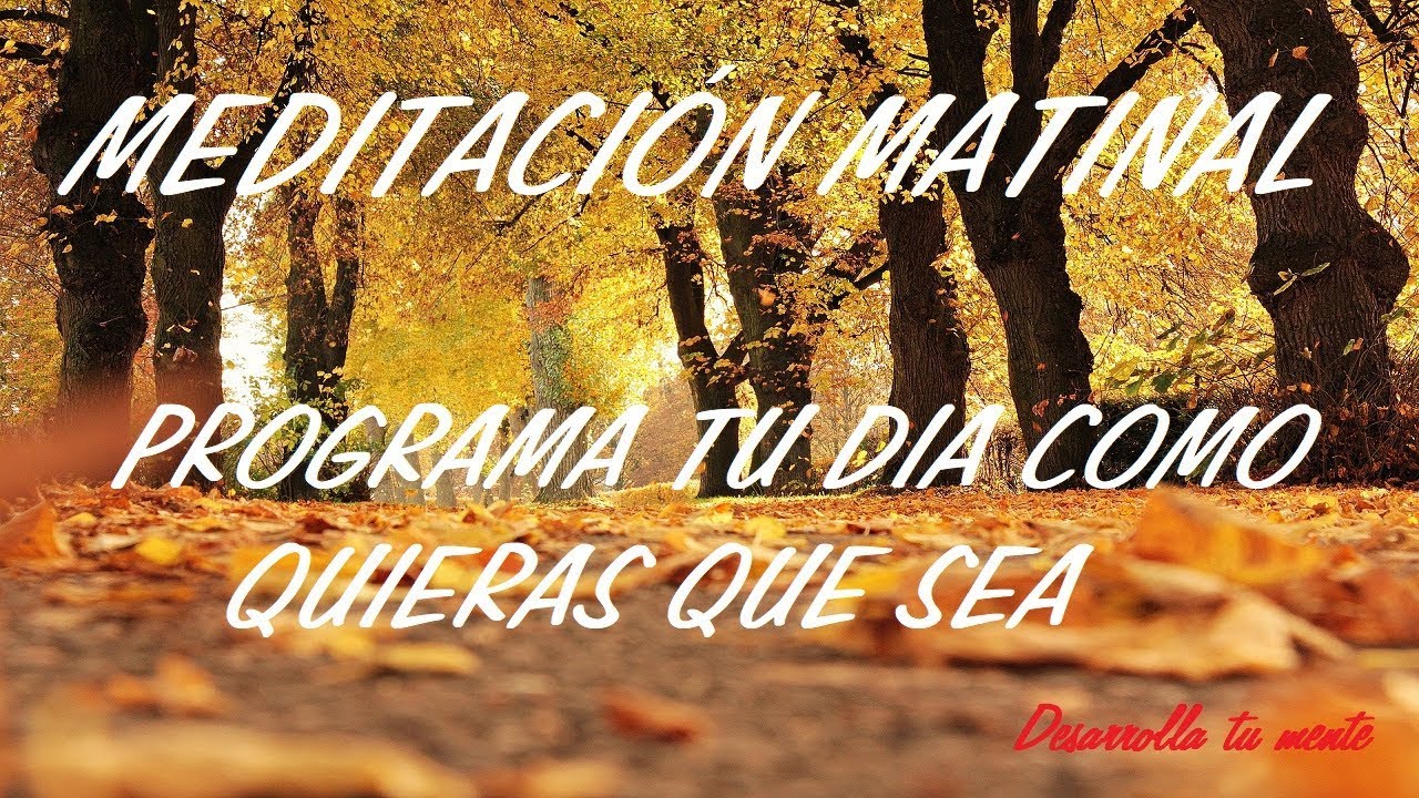 Meditación para realizar por las mañanas - Meditación Matinal meditacion zen