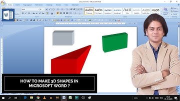 How to make 3d shapes in Microsoft Word | 3d shapes in word | how to make 3d shapes | 3d shapes