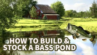 HOW TO BUILD & STOCK A MONSTER BASS POND! Southern Pirate Outdoors