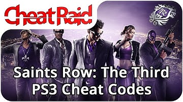 Saints Row: The Third Cheat Codes | PS3