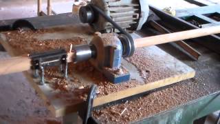 Como arredondar madeiras p\ fazer peças de  artesanato ( 1 de 3 )