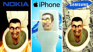 Skibidi Toilet Meme but famous phone ringtones