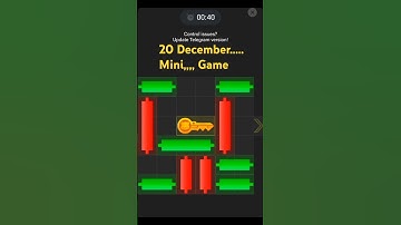 #Mini Game Today 20 December Hamster Kombat  Solved
