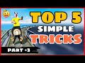 Top 5 Simple Tricks Free Fire || Part-3 Garena Free Fire || Tips and Tricks FreeFire -4G Gamers