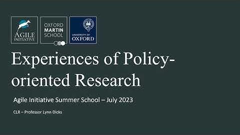 The Agile Initiative: Lynn Dicks on The Centre for Landscape Regeneration