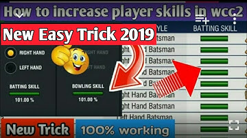 How to Improve Player Skill 100% in wcc2 New Trick 2019