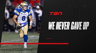 'We never gave up': Collaros reflects on back-and-forth game vs. Stampeders thumbnail