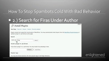 How To Stop Spambots Cold With Bad Behavior