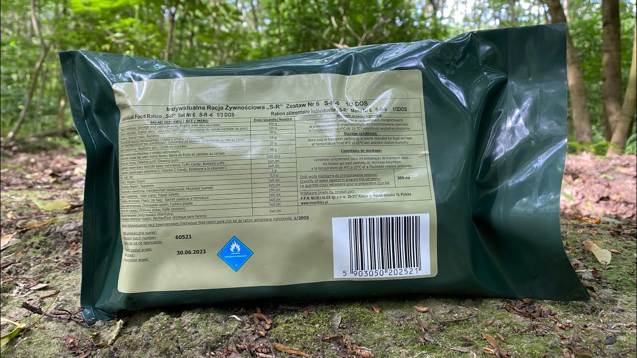 Indywidualna Racja Żywnościowa Polska￼ nr. 6 🇵🇱🍱😎