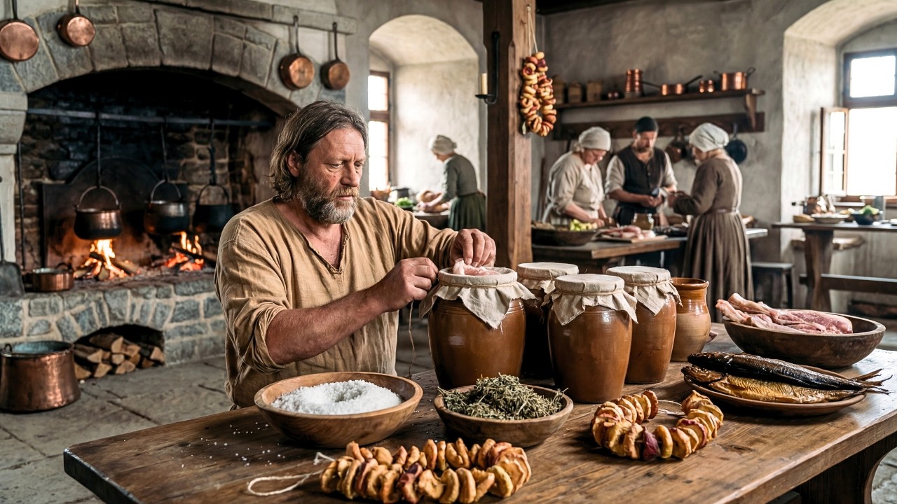 Wie Mittelalterliche Küchen Ihr Essen Für 3+ Jahre Konservierten Während Deins Nach 5 Tagen Fault