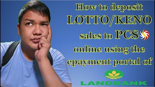 How to remit or deposit your Lotto sales online to PCSO