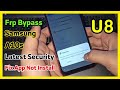 Frp Bypass Samsung A10s SM-A107F U7 Latest Security | Fix App Not Install