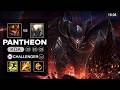 Pantheon vs Jarvan IV Jungle - KR Challenger - Patch 16.08 Season 16