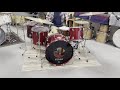 1980s Tama Superstar Cherry Wine Drum Kit