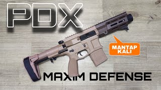 Review unit WGG Jingji PDX Maxim Defense with Acetech Blaster, fire effect nya KEREN!!