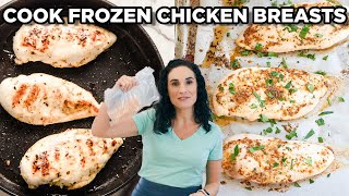How to Cook Frozen Chicken Breasts Safely | Stove & Oven Methods