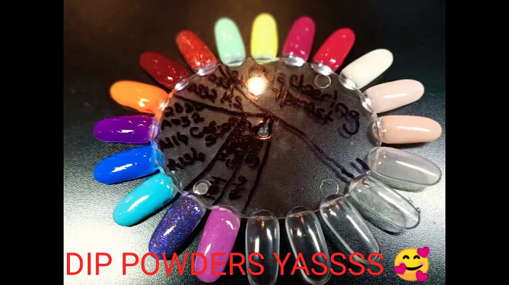 Several Different Dip Powders from Several Differe...