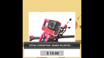 LETHAL CONCEPTION - BANDO KILLER HD (DJI SYSTEM) GoPro Hero 5/6/7 Mount