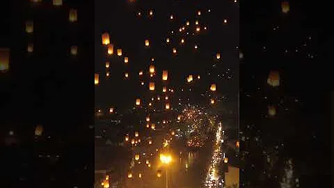 Amazing sky lanterns festival - DayDayNews