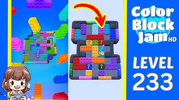 Color Block Jam Level 233 Solution Walkthrough