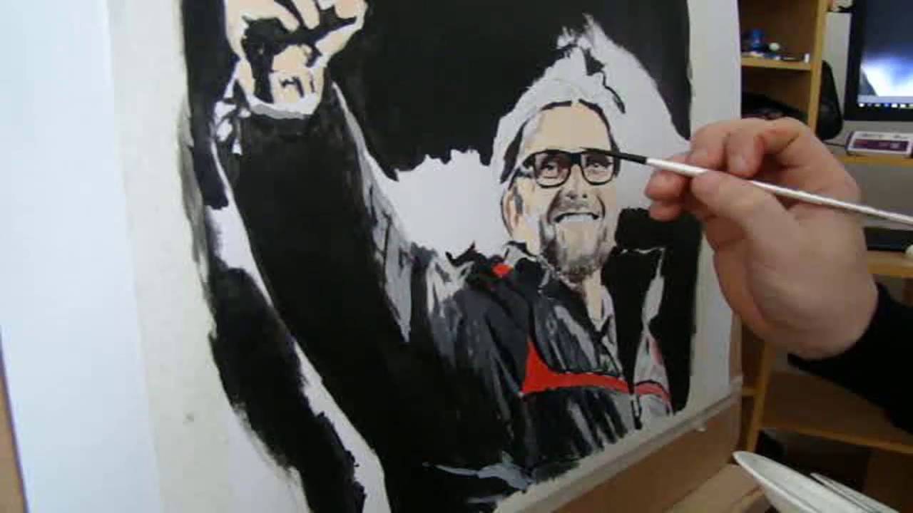Jürgen Klopp speed painting