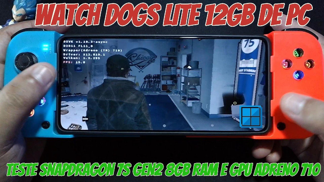 WATCH DOGS LITE DE PC NO ANDROID! RODA NO POCO X6 8GB (WINLATOR) | CONFIGURAÇÃO + TESTE