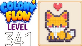 Colony flow level 341 walkthrough solution 
