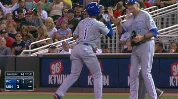 KC@MIN: Dyson drives an RBI single into right
