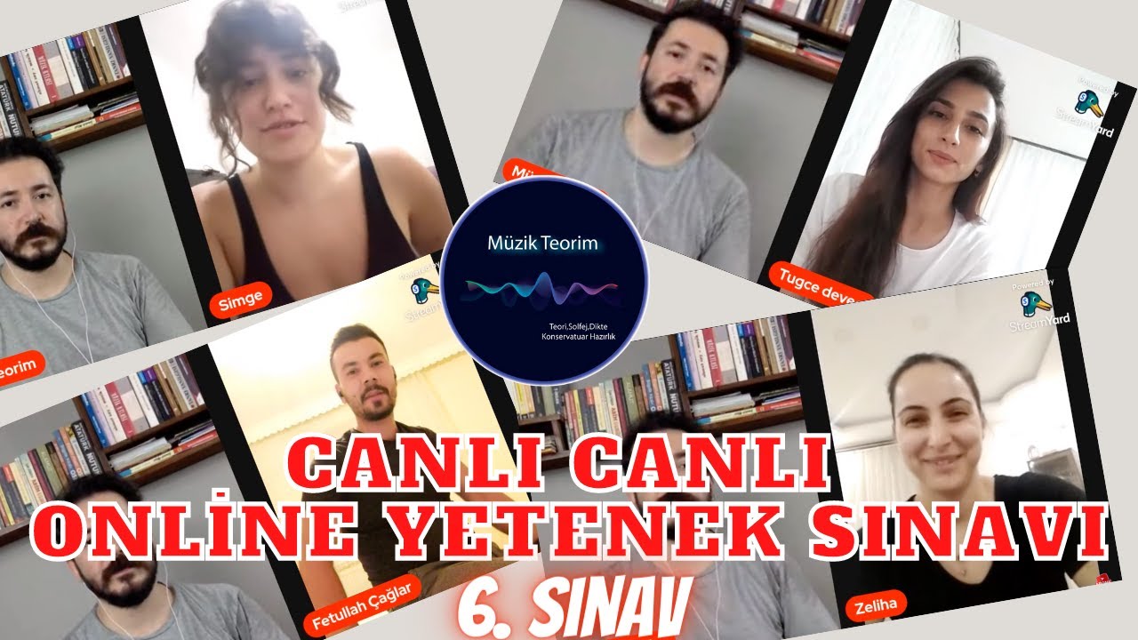 Canlı Yayında Online Yetenek Sınavı - 6. Sınav